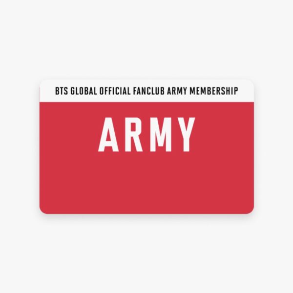 BTS ARMY GLOBAL MEMBERSHIP