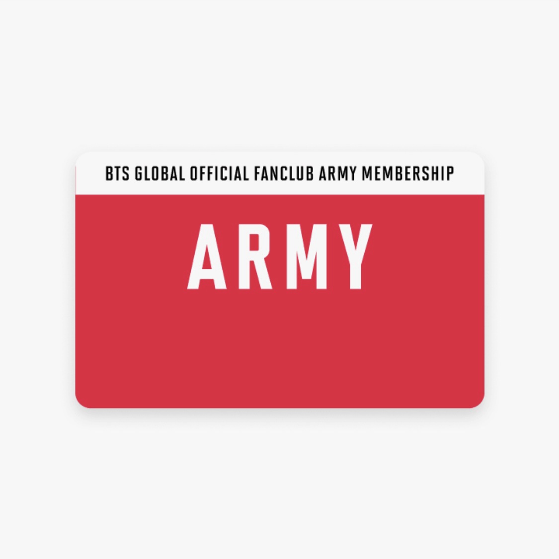 BTS ARMY GLOBAL MEMBERSHIP